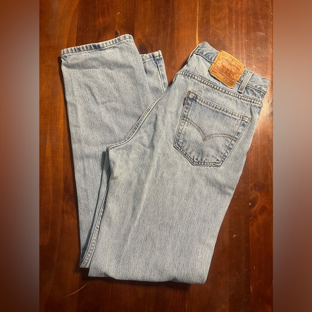 Levi’s 505 light blue denim jeans 34x36